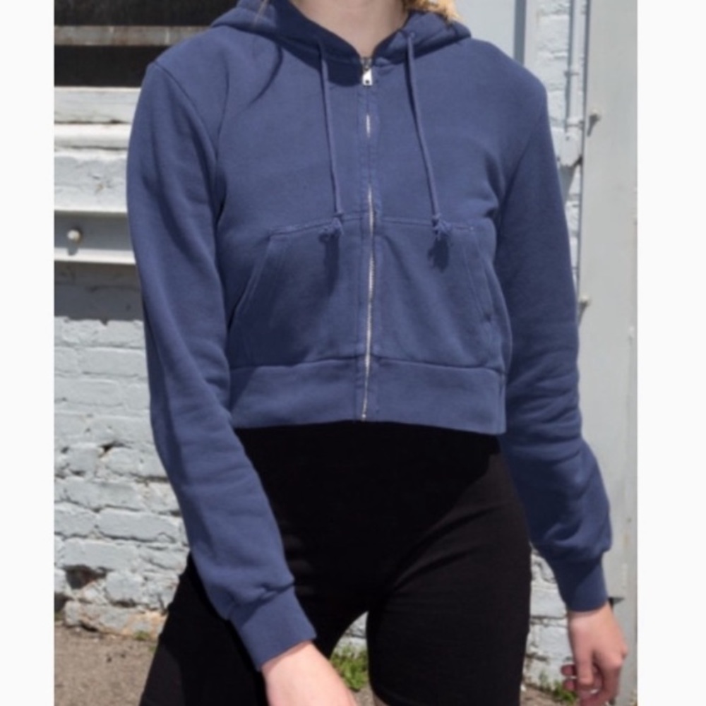 Brandy Melville Cropped Zip Down❗️